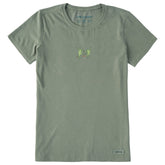 Women's Dancing Frogs Short Sleeve Crusher Tee