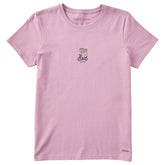 Women's Frenchies Scooter Short Sleeve Crusher Tee