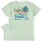 Women's Circle Palms Short Sleeve Tee