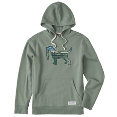 Men's Macro Micro Dogscape Simply True Fleece Hoodie