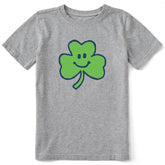 Kids Smile Clover Short Sleeve Crusher Tee