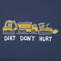 Kids Dirt Dont Hurt Long Sleeve Crusher Tee