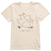 Women's I Got This Chicken Short Sleeve Crusher Tee