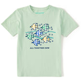Kids All Together Now Fish Short Sleeve Crusher Tee