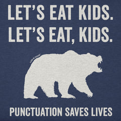 Men's Let's Eat, Kids Short Sleeve Crusher Tee