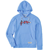 Women's 3 Warmly Dressed Cardinals Simply True Fleece Hoodie