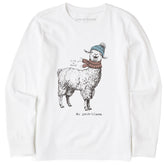 Kids No Prob-llama Long Sleeve Crusher Tee