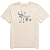 Men's Wordsmith Rocket Life is Good Short Sleeve Crusher Tee