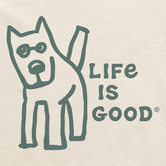 Men's Wordsmith Rocket Life is Good Short Sleeve Crusher Tee