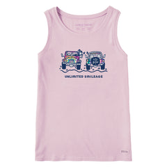 Women's Jackie Tie Dye Smileage Crusher Tank