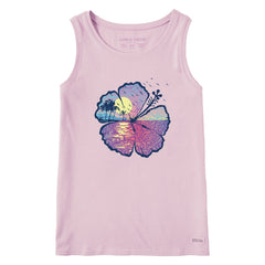 Women's Hibiscus-scape Crusher Tank