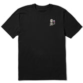 Men's Skeleton with Wine Short Sleeve Crusher Tee