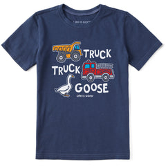 Kids Truck Truck Goose Short Sleeve Crusher Tee
