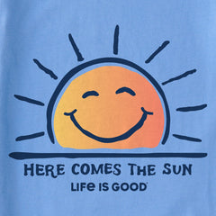 Women's Here Comes The Sun Smile Crusher Vee
