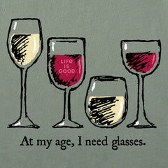 Women's I Need Wine Glasses Short Sleeve Vee