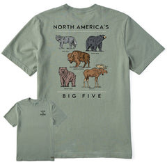 Men's North America's Big 5 Short Sleeve Crusher Tee