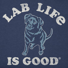 Men's Lab is Good Short Sleeve Crusher Tee