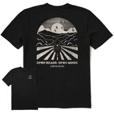 Men's Open Roads Motorcycle Short Sleeve Crusher Tee