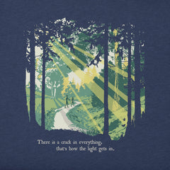 Men's Light Gets In Hike Short Sleeve Crusher Tee