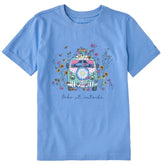Kids Take It Outside Wildflower Van Short Sleeve Crusher Tee