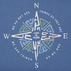 Men's Tribal Compass Short Sleeve Crusher Tee