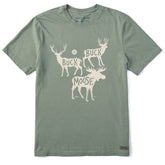 Men's Typeout Buck Buck Short Sleeve Crusher Tee
