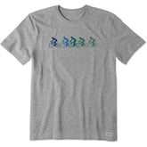 Men's Rally Road Bikers Short Sleeve Crusher Tee