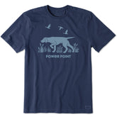 Men's Power Point Hunting Dog Short Sleeve Crusher Tee