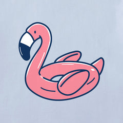 Women's Flamingo Floatie Short Sleeve Crusher Tee