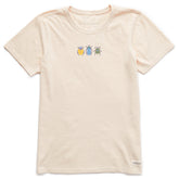 Women's 3 Beetles Short Sleeve Crusher Tee