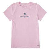 Women's Jake Spread Good Vibes Short Sleeve Crusher Tee