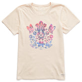 Women's Butterfly Garden Short Sleeve Crusher-LITE Tee