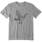 Men's Duck in Flight Short Sleeve Crusher Tee