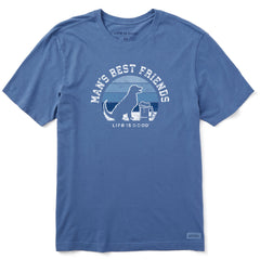 Men's Man's Best Friends Short Sleeve Crusher Tee