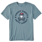 Men's Righty Tighty Lefty Loosey Short Sleeve Crusher Tee