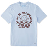Men's Showtime Rise Coffee Sun Short Sleeve Crusher Tee