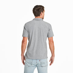 Men's Forest Landscape Short Sleeve Crusher-LITE Polo