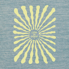 Men's Radiating Sun Long Sleeve Sun Crusher Tee