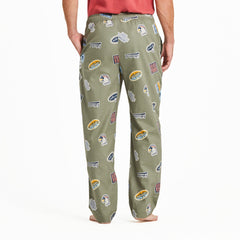 Men's Sticker Collage Classic Sleep Pant