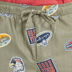 Men's Sticker Collage Classic Sleep Pant