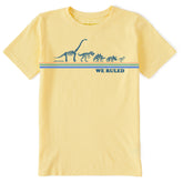 Kids We Ruled Dino's Short Sleeve Crusher Tee