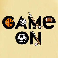 Kids Sport Game On Stacked Short Sleeve Crusher Tee