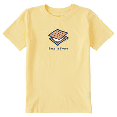 Kids Less is Smore Short Sleeve Crusher Tee