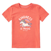 Kindness is Magic Unicorn Short Sleeve Toddler Crusher Tee