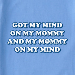 Baby Mommy on my Mind Short Sleeve Crusher Bodysuit