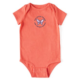 Baby Little Things Butterfly Short Sleeve Crusher Bodysuit
