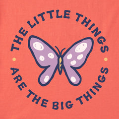 Baby Little Things Butterfly Short Sleeve Crusher Bodysuit