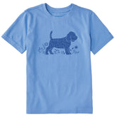 Kids Leaves Beagle Puppy Short Sleeve Crusher Tee