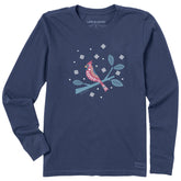 Women's Cardinal on Branch Long Sleeve Crusher Tee