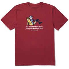 Men's Jake and Rocket Be The Person Short Sleeve Tee
